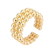 Three Layer Round Bead Ring Hollowed Out Bracelet – Jewelry Gift Ideas — 5