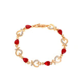 Hollow Love Bracelet With Rhinestones Fashion – Jewelry Gift Ideas — 10