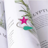 Ring Silver Water Drop Star Layered Circle Classic – Unique Gift Ideas — 3