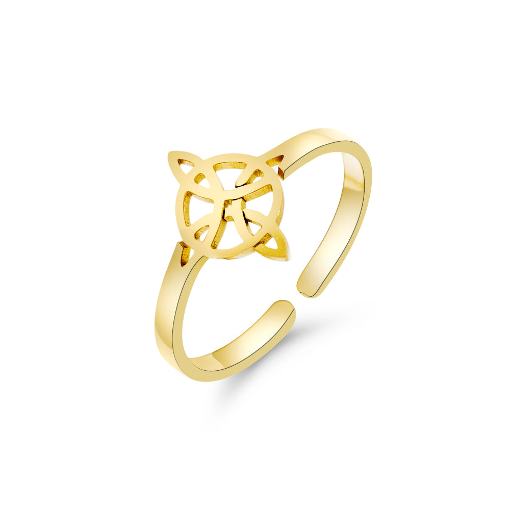 Celtic Witch Knot Ring Witchcraft Amulet – Jewelry Gift Ideas — 1