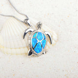 Opal Turtle Necklace Turtle Pendant Clavicle – Jewelry Gift Ideas — 6