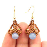 Ethnic Style Wax Line Hand-woven Earrings – Stylish Gifts — 13