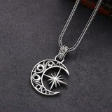 925 Sterling Silver Moon Asterism Necklace – Jewelry Gift Ideas — 10