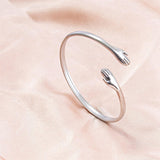 Titanium Steel C- Shaped Bracelet Snake-shaped – Jewelry Gift Ideas — 2