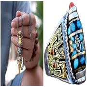 Men's And Women's Six-word Mantra Rotating – Jewelry Gift Ideas — 11