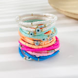 Rainbow Candy Clay Bead Eye Bead Bracelet – Jewelry Gift Ideas — 10