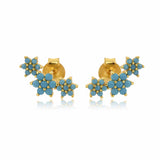 Water Drop Earrings Women's 925 Silver Turquoise – Gifts for Her — 6