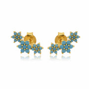 Water Drop Earrings Women's 925 Silver Turquoise – Gifts for Her — 6
