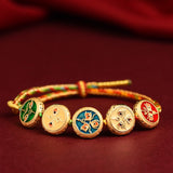 Tibetan Woven Five Gods Of Wealth Carrying Strap – Stylish Gifts — 4