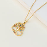 Creative Colorful Tree Of Life Pendant Necklace – Jewelry Gift Ideas — 9