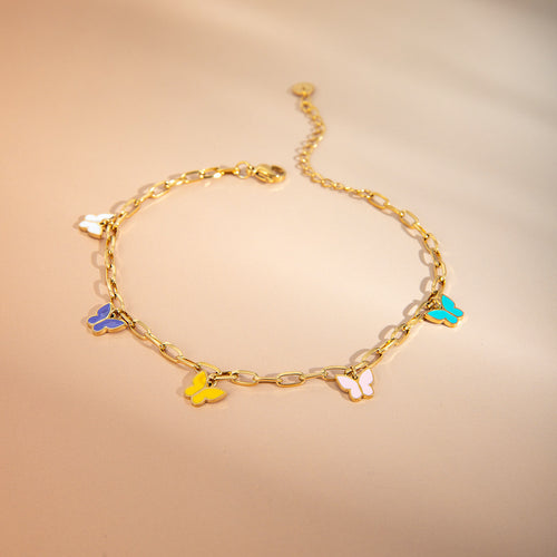 16K Gold Stainless Steel Colorful Oil Necklace – Jewelry Gift Ideas — 2