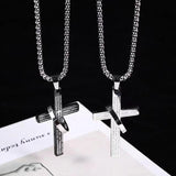 Fashion Jewelry Cross Scripture Ring Necklace – Jewelry Gift Ideas — 1