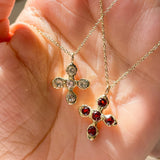 Light Luxury Floral Cross Pendant Delicate Zircon – Jewelry Gift Ideas — 1