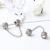 Bracelet DIY Mouse Head Diamond Alloy Beads Fashion – Stylish Gifts — 1