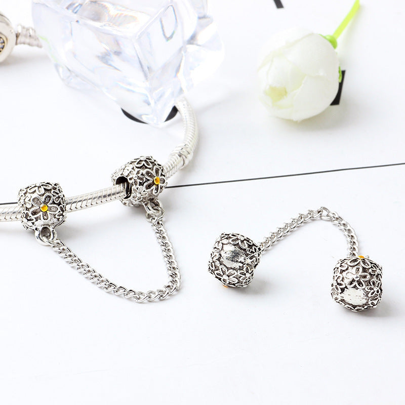 Bracelet DIY Mouse Head Diamond Alloy Beads Fashion – Stylish Gifts — 1