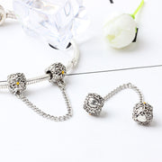 Bracelet DIY Mouse Head Diamond Alloy Beads Fashion – Stylish Gifts — 1