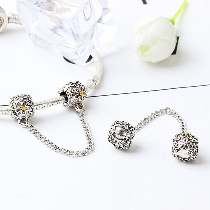 Bracelet DIY Mouse Head Diamond Alloy Beads Fashion – Stylish Gifts — 1