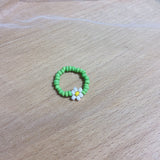Small Flower Stretch Braided Ring Bead Bracelet – Jewelry Gift Ideas — 4