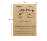 Twelve Constellation Card Fashion Stud Earrings – Stylish Gifts — 6