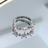 Heart-shaped Zircon Ring For Women – Gifts for Her — 12