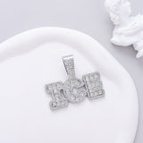 Hip Hop ICE Glass Diamond Chain Necklace English – Jewelry Gift Ideas — 3