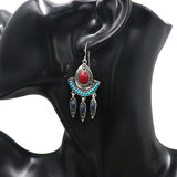 Women's Turquoise Accessories Alloy Tassel Long – Stylish Gifts — 8