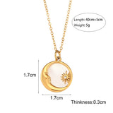 Popular Versatile Shell Moon Necklace – Jewelry Gift Ideas — 3