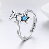 Korean Style Sterling Silver Airplane Ring – Stylish Gifts — 1
