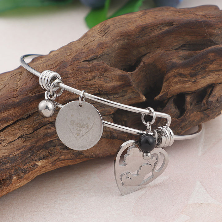 Korean Version Simple Titanium Steel Bracelet – Jewelry Gift Ideas — 1