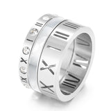 Stainless Steel Multi Ring Combination Roman Letter – Useful Gifts — 11