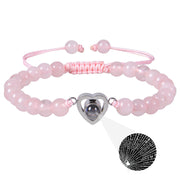 Beaded Woven Bracelet Heart-shaped – Jewelry Gift Ideas — 12