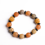 Fashion Golden Silk Jade Lotus Beads Jade Beaded – Stylish Gifts — 7