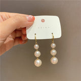 Sterling Silver Needle Temperamental Pearl Stud – Practical Gifts — 6