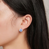 Women's S925 Silver Phalaenopsis Flower Earrings – Gifts for Her — 1
