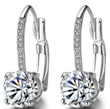 Creative Golden Micro-inlaid Four-claw Round Diamond – Stylish Gifts — 9