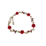 Romantic Rose Flower Bracelet Women's Vintage – Jewelry Gift Ideas — 7