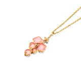 Jewelry Silver Maiden Heart Enamel Petal Pendant – Jewelry Gift Ideas — 3