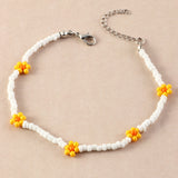 Bohemian Beach Resort Style Daisy Anklet – Stylish Gifts — 5