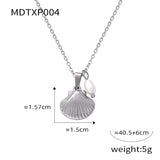 Freshwater Pearl Stitching Titanium Steel Jewelry – Jewelry Gift Ideas — 2