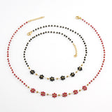Color Crystal Flowers Stainless Steel Bracelet – Jewelry Gift Ideas — 2