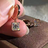 Popular Engagement Four-Claw Brass-Set Zirconia – Gifts for Couples — 3