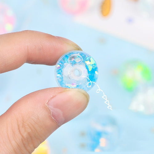Acrylic Straight Hole Quicksand Ball Jewelry – Stylish Gifts — 2