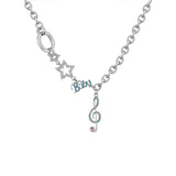 Sweet Cool Personality Note Star Necklace Female – Jewelry Gift Ideas — 5