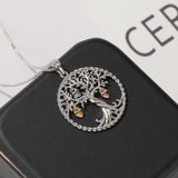 Fashion Heart Lucky Tree Hollow Necklace – Jewelry Gift Ideas — 1