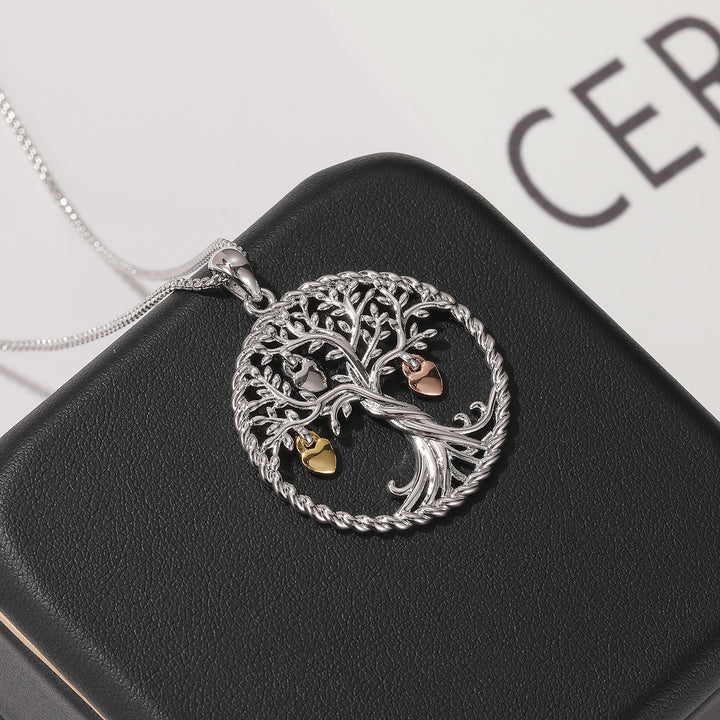 Fashion Heart Lucky Tree Hollow Necklace – Jewelry Gift Ideas — 1