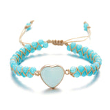 Handmade Creative Woven Bracelet Love Stone – Jewelry Gift Ideas — 7