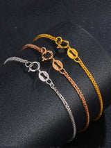 Women's Color Coarse Rose Gold 18K Bracelet – Jewelry Gift Ideas — 2