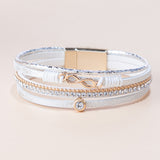 Women's Punk Style Multi-layer Diamond Leather – Stylish Gifts — 5