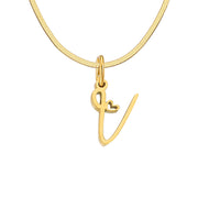 Women's Stainless Steel Necklace With Letter – Jewelry Gift Ideas — 11