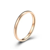 Titanium Steel Couple Vacuum Gold Plated Ring – Gifts for Couples — 6